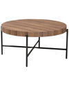 BAXTON STUDIO BAXTON STUDIO UMAR MODERN INDUSTRIAL COFFEE TABLE