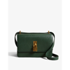 Ted Baker Womens Dk-green Ssloane Padlock-embellished Leather Cross-body Bag