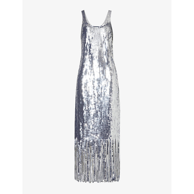 Simkhai Ayala Gown In Silver