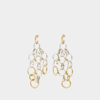 ISABEL MARANT SIDO EARRINGS - ISABEL MARANT - BRASS - SILVER/GOLD