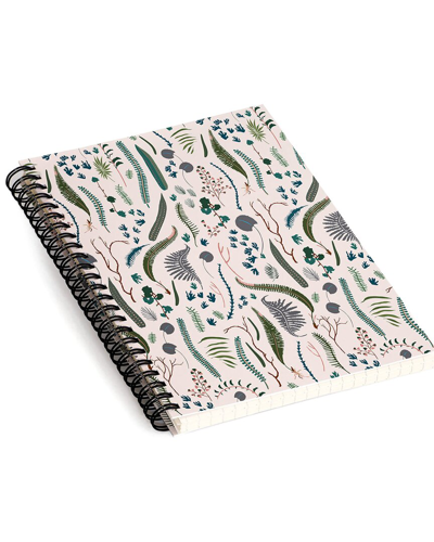 Deny Designs Holli Zollinger Wilder Spiral Notebook In White
