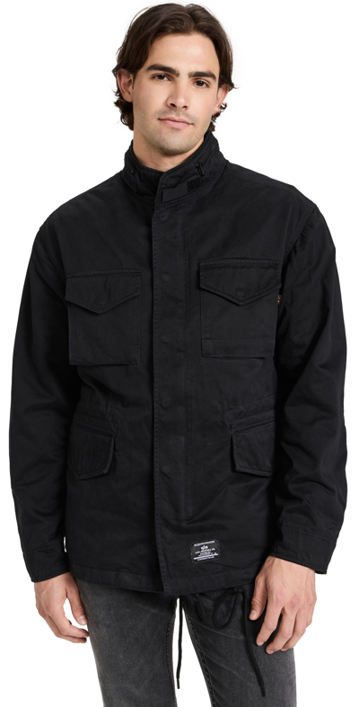 ALPHA INDUSTRIES M-65 MOD FIELD COAT GEN II BLACK