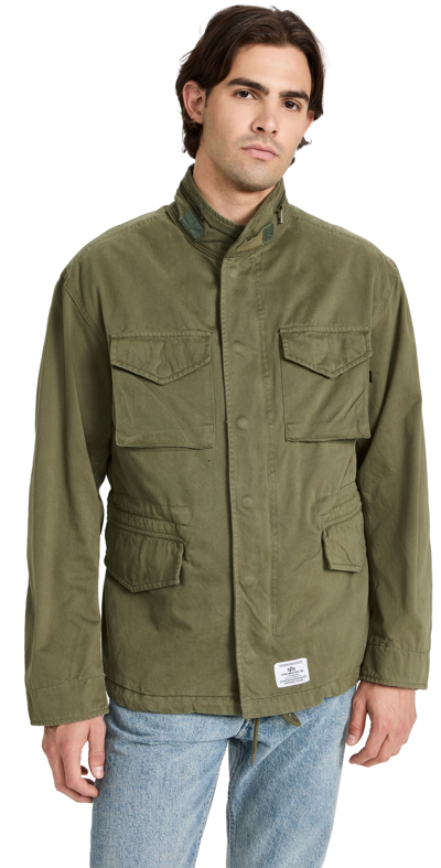 Alpha Industries M-65 Mod Field Coat Gen Ii Jacket In Og-107 Green