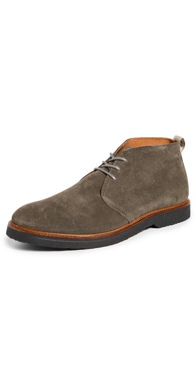 Shoe The Bear Kip Water Repellent Suede Chukka Boots In Khaki