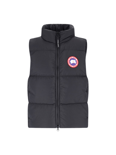 Canada Goose Lawrence Quilted Puffer Vest In Black  