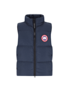 Canada Goose Mens Atlantic Navy Lawrence Quilted Shell-down Vest In Blue