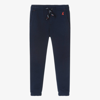 JOULES BOYS NAVY BLUE COTTON JERSEY JOGGERS
