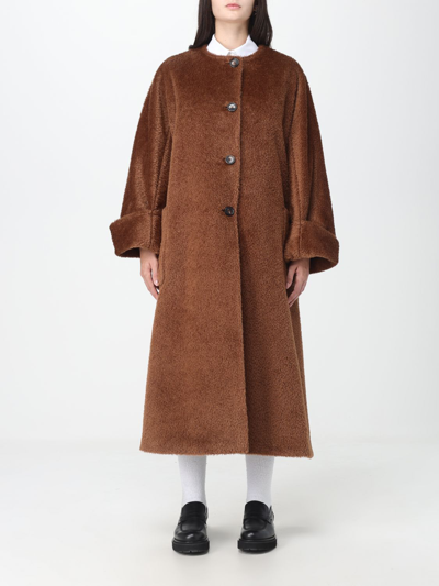 Max Mara Coat  Woman In Brown