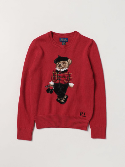 Polo Ralph Lauren Kids' Pullover  Kinder Farbe Rot In Red