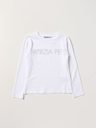 Patrizia Pepe Kids' T-shirt  Kinder Farbe Weiss In White