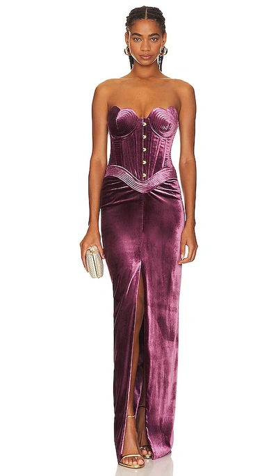 Maria Lucia Hohan Abendkleid Denia In Purple