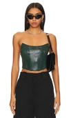 Superdown Oberteil Tawny In Dark Green