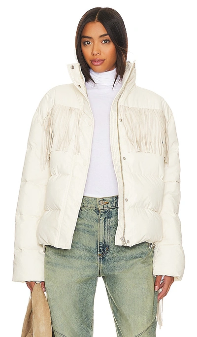 Eaves Olwen Puffer Jacket In Ivory