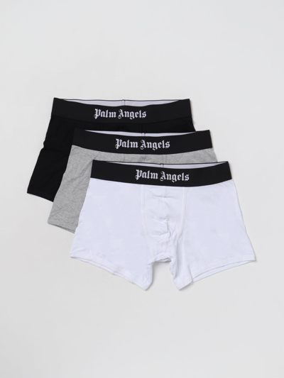 Palm Angels Boxer Briefs With Logo Waistband Pack Of 3 In Multi-colored