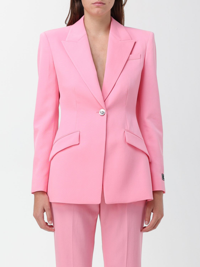 Versace Responsible Informal Blazer In Pink