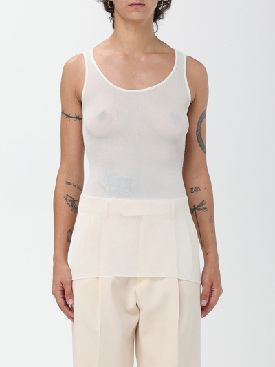 Ami Alexandre Mattiussi Top Ami Paris Woman Color White