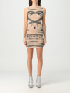 Jean Paul Gaultier Graphic-print Sleeveless Minidress In Multicolor