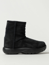 Bottega Veneta Snap Suede Ankle Boots In Black