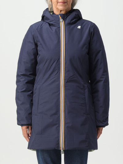 K-way Jacket  Woman In Blue 1