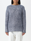 ERMANNO SCERVINO SWEATER ERMANNO SCERVINO WOMAN COLOR BLUE,E82170009