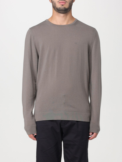 Calvin Klein Jumper  Men In Dove Grey