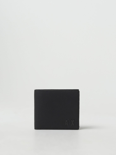 Armani Exchange Bifold Wallet In Black