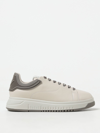 Emporio Armani Trainers  Men In Off White+sage