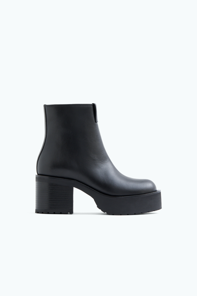 Filippa K Round Toe Ankle Boots In Black