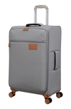 It Luggage Beach Lite 26-inch Softside Spinner Luggage In Steel