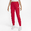 Nike Women's  Sportswear Club Fleece Mid-rise Jogger Pants In Red