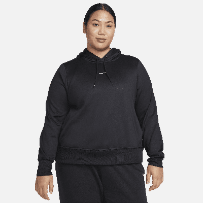 Nike Women's Therma-fit One Pullover Hoodie (plus Size) In Black