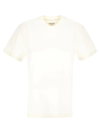 Bottega Veneta Light Cotton T-shirt In Bianco