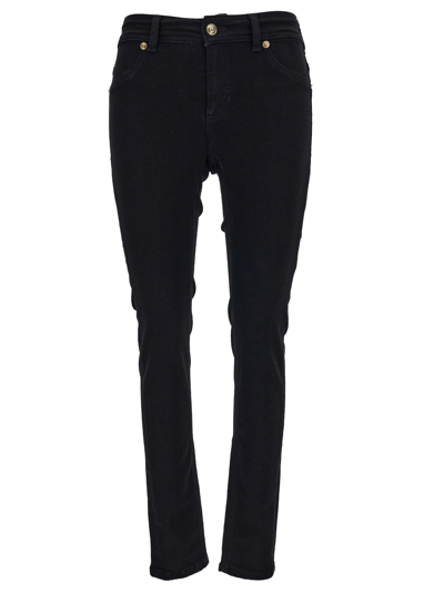 Versace Two-tone Skinny Jeans In Default Title