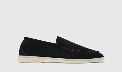 Scarosso Ludovica Black Suede Edit - Woman Loafers Black In Black Edit - Suede