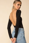 Superdown Phyllis Bodysuit In Black