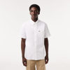 LACOSTE MEN'S REGULAR FIT SHORT SLEEVE OXFORD SHIRT - 15Â¾ - 40