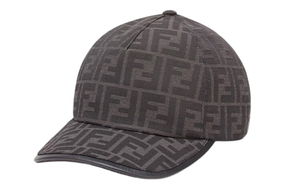 Pre-owned Fendi By Marc Jacobs Hat Black Fabric Baseball Cap Black