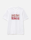 Oamc Albrecht T-shirt With Print In White