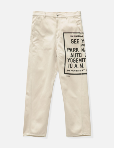 Oamc Tarn Loose-fit Trousers In White