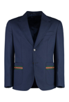 GUCCI GUCCI SINGLE BREASTED TAILORED JACKET
