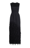 Gabriela Hearst Maslow Sleeveless Silk Maxi Dress In Black