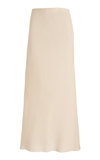 Gabriela Hearst Belo Wool-silk Maxi Skirt In Ivory