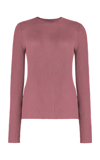 Gabriela Hearst Browning Ribbed Knit Cashmere-silk Top In Pink