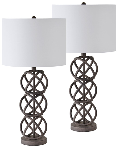 Renwil Set Of 2 Shira Table Lamps In Black