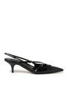 Miu Miu Buckle-embellished Slingback Pumps In Black