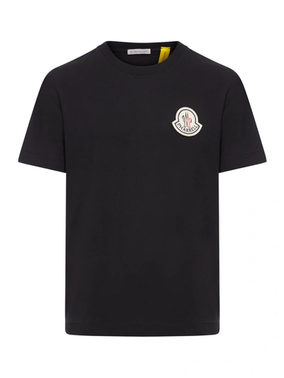 Moncler Genius Pharrell Williams Logo T-shirt In Black