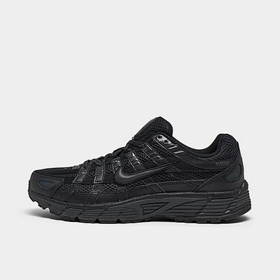 Nike Men's P-6000 Premium Casual Sneakers From Finish Line In Black/black