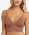 MAIDENFORM PURE COMFORT NATURAL LIFT WIRELESS LONGLINE BRA DM2316