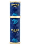 Creed Blue Leather Travel Spray Atomizer In Size 1.7 Oz. & Under