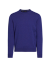 Saks Fifth Avenue Men's Collection Cashmere Crewneck Sweater In Blue